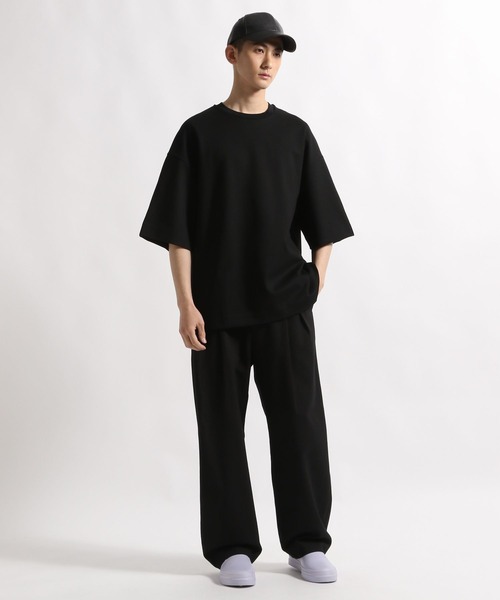 STERNBERG（スタンバーグ）の「STERNBERG/スプリットラグランプルオーバー/997288（Tシャツ/カットソー・メンズ・ブラック/モカ・MEDIUM/LARGE）」の5枚目の写真