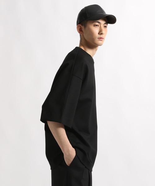 STERNBERG（スタンバーグ）の「STERNBERG/スプリットラグランプルオーバー/997288（Tシャツ/カットソー・メンズ・ブラック/モカ・MEDIUM/LARGE）」の9枚目の写真