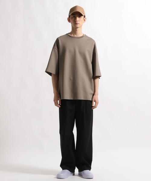 STERNBERG（スタンバーグ）の「STERNBERG/スプリットラグランプルオーバー/997288（Tシャツ/カットソー・メンズ・ブラック/モカ・MEDIUM/LARGE）」の13枚目の写真
