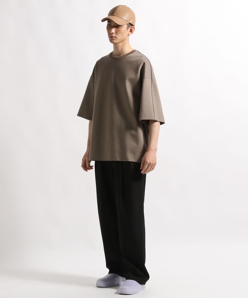STERNBERG（スタンバーグ）の「STERNBERG/スプリットラグランプルオーバー/997288（Tシャツ/カットソー・メンズ・ブラック/モカ・MEDIUM/LARGE）」の14枚目の写真