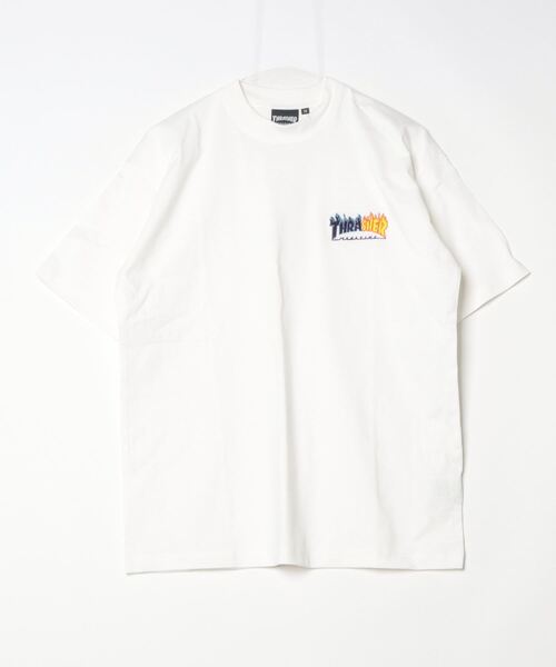 THRASHER（スラッシャー）の「【ムラサキスポーツ限定】THRASHER/スラッシャー 半袖Tee ボックスシルエット 刺繍ロゴ THM-24SPSST07（Tシャツ/カットソー・メンズ・ホワイト/ブラック・M/L/XL）」の17枚目の写真