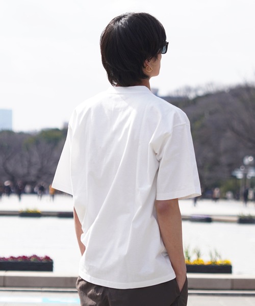 THRASHER（スラッシャー）の「【ムラサキスポーツ限定】THRASHER/スラッシャー 半袖Tee ボックスシルエット 刺繍ロゴ THM-24SPSST07（Tシャツ/カットソー・メンズ・ホワイト/ブラック・M/L/XL）」の4枚目の写真