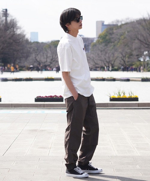 THRASHER（スラッシャー）の「【ムラサキスポーツ限定】THRASHER/スラッシャー 半袖Tee ボックスシルエット 刺繍ロゴ THM-24SPSST07（Tシャツ/カットソー・メンズ・ホワイト/ブラック・M/L/XL）」の7枚目の写真