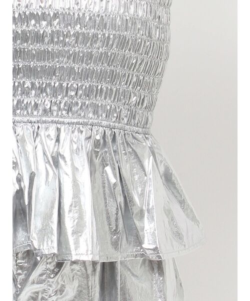 jouetie（ジュエティ）の「メタリックシャーリングビスチェ【セットアップ対応】（キャミソール・レディース・カーキ/シルバー/ゴールド・MEDIUM）」の20枚目の写真