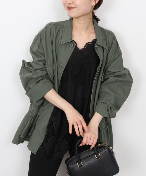 SLOBE IENA（スローブイエナ）の「カット刺しゅうキャミブラウス