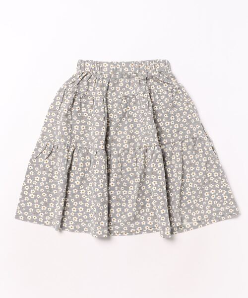【セール】【Bs】【it】【Rylee＋Cru】TIERED MIDI SKIRT || BLUE DITSY（その他ベビー用品）｜Rylee + Cru（ライリーアンドクルー）