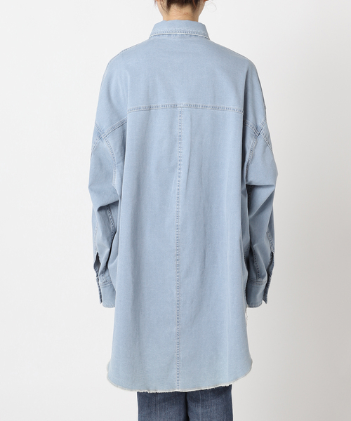 Spick & Span（スピックアンドスパン）の「ブリーチデニムルーズシャツ
