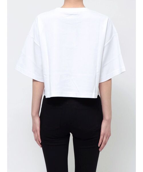 MURUA（ムルーア）の「ボックスプリントTシャツ（Tシャツ/カットソー・レディース・ホワイト/ピンク/ダークグレー・FREE）」の12枚目の写真