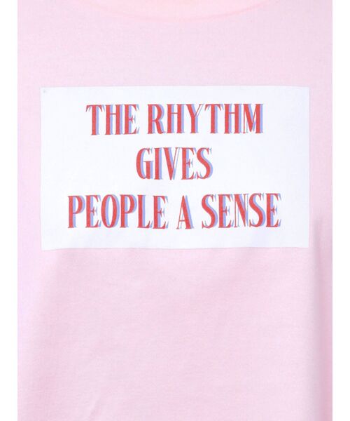 MURUA（ムルーア）の「ボックスプリントTシャツ（Tシャツ/カットソー・レディース・ホワイト/ピンク/ダークグレー・FREE）」の19枚目の写真