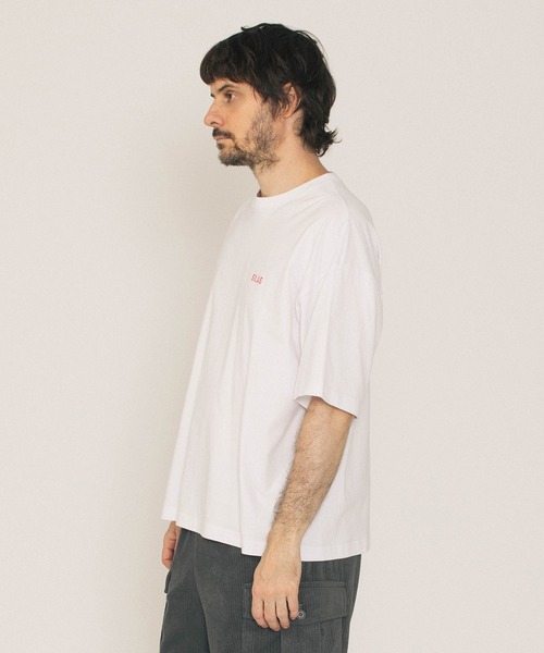 SILAS（サイラス）の「CIRCLE LOGO WIDE S/S TEE（Tシャツ/カットソー・メンズ・ブラック/ホワイト/ピンク・M/L/XL）」の8枚目の写真