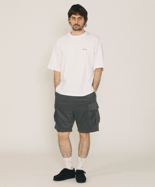 SILAS（サイラス）の「CIRCLE LOGO WIDE S/S TEE（Tシャツ/カットソー・メンズ・ブラック/ホワイト/ピンク・M/L/XL）」の9枚目の写真