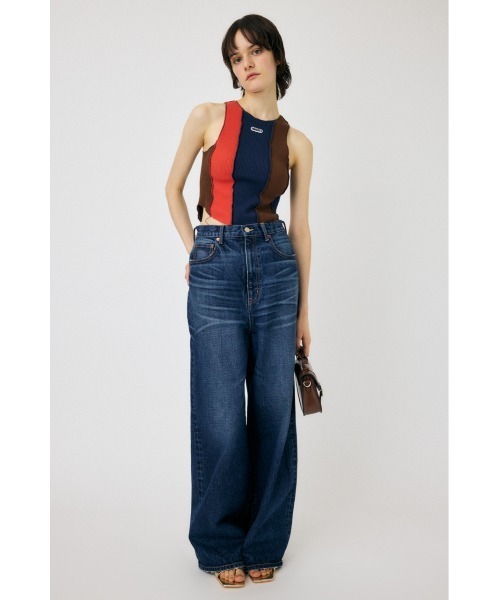 【美品】MOUSSY マウジー　LOW CROTCH BAGGY デニム　バギー MOUSSY（マウジー）の「LOW CROTCH BAGGY（デニムパンツ）」 - WEAR