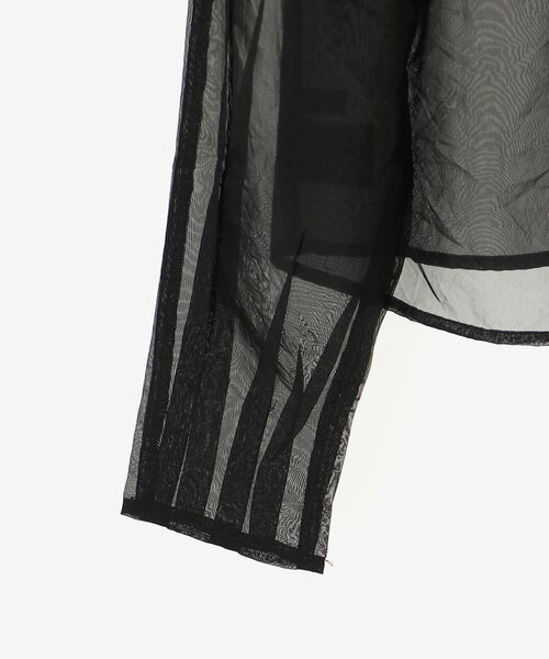 MAJESTIC LEGON(マジェスティックレゴン)の「シアーパワショルトップス(Tシャツ/カットソー・レディース・ブラック/アイボリー/ホワイト系その他2・MEDIUM)」の11枚目の写真