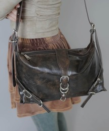 SPINNS | 細ベルトダイ合皮ショルダーバッグ(ショルダーバッグ)