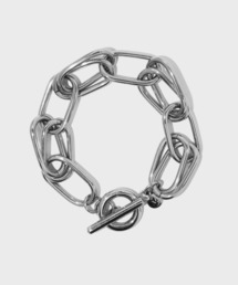 LHME | LHME “Moment”ボリュームハーフダブルチェーンブレスレット/サージカルステンレス316L（金属アレルギー対応）(ブレスレット)