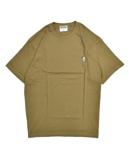 DOUBLE STEAL(ダブルスティール)の「DOUBZ刺繍 Tシャツ(Tシャツ/カットソー・メンズ・オリーブ/パープル/ブラック/ホワイト/ライトブラウン・LARGE/X-LARGE/MEDIUM)」の12枚目の写真
