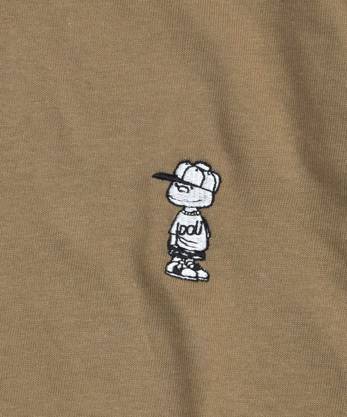 DOUBLE STEAL(ダブルスティール)の「DOUBZ刺繍 Tシャツ(Tシャツ/カットソー・メンズ・オリーブ/パープル/ブラック/ホワイト/ライトブラウン・LARGE/X-LARGE/MEDIUM)」の13枚目の写真