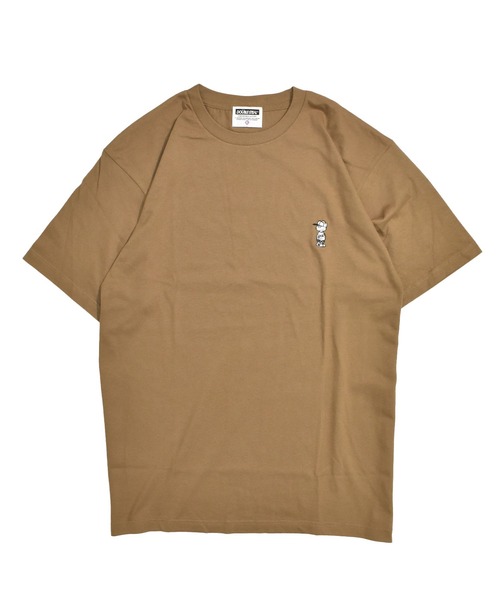 DOUBLE STEAL(ダブルスティール)の「DOUBZ刺繍 Tシャツ(Tシャツ/カットソー・メンズ・オリーブ/パープル/ブラック/ホワイト/ライトブラウン・LARGE/X-LARGE/MEDIUM)」の14枚目の写真
