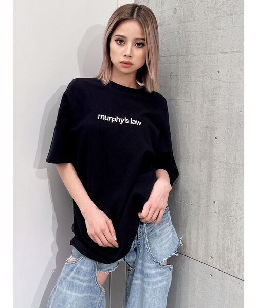 GYDA（ジェイダ）の「murphys law BUNNY BIG Tシャツ（Tシャツ/カットソー・レディース・ライトグレー/ベージュ/オフホワイト/ブラック・FREE）」の3枚目の写真