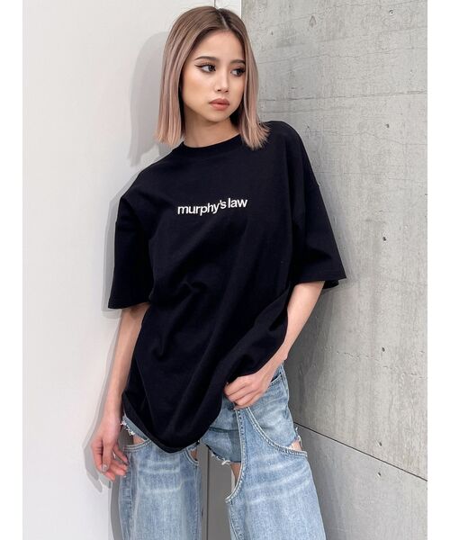 GYDA（ジェイダ）の「murphys law BUNNY BIG Tシャツ（Tシャツ/カットソー・レディース・ライトグレー/ベージュ/オフホワイト/ブラック・FREE）」の11枚目の写真