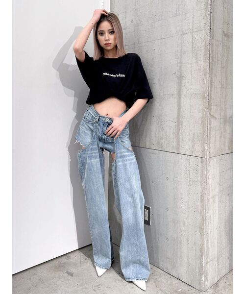 GYDA（ジェイダ）の「murphys law BUNNY BIG Tシャツ（Tシャツ/カットソー・レディース・ライトグレー/ベージュ/オフホワイト/ブラック・FREE）」の13枚目の写真