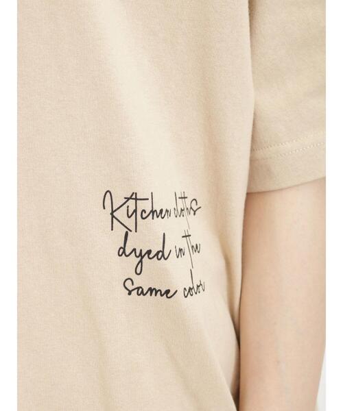 Samansa Mos2（サマンサ モスモス）の「刺繍アソートTシャツ（Tシャツ/カットソー・レディース・ベージュ/ブルー/オフホワイト/チャコールグレー・F）」の5枚目の写真