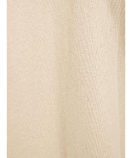 Samansa Mos2（サマンサ モスモス）の「刺繍アソートTシャツ（Tシャツ/カットソー・レディース・ベージュ/ブルー/オフホワイト/チャコールグレー・F）」の7枚目の写真