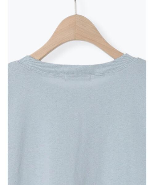 Samansa Mos2（サマンサ モスモス）の「刺繍アソートTシャツ（Tシャツ/カットソー・レディース・ベージュ/ブルー/オフホワイト/チャコールグレー・F）」の16枚目の写真