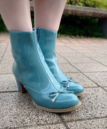 F i.n.t | 【晴雨兼用】フロントリボンレインブーツ(レインシューズ)