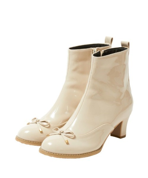 F i.n.t（フィント）の「【晴雨兼用】フロントリボンレインブーツ（レインシューズ・レディース・ライトブルー/アイボリー・L/S/M）」の17枚目の写真