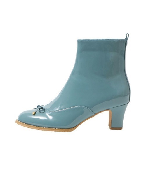 F i.n.t（フィント）の「【晴雨兼用】フロントリボンレインブーツ（レインシューズ・レディース・ライトブルー/アイボリー・L/S/M）」の20枚目の写真