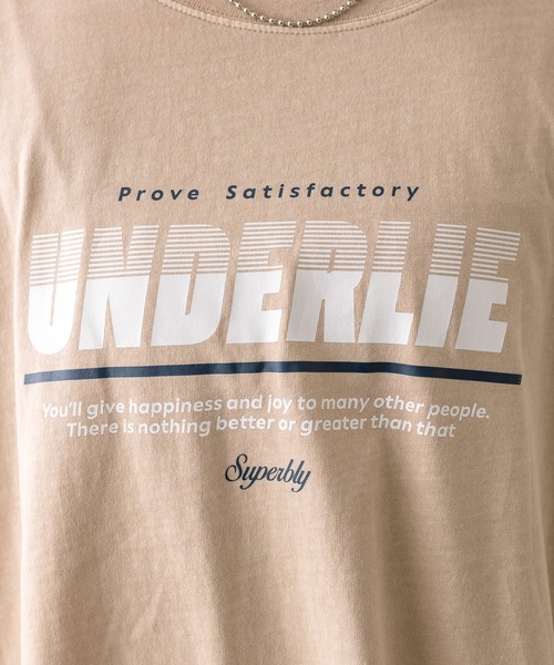 mline（エムライン）の「【2色展開】[mline]ロゴビッグTシャツ（Tシャツ/カットソー・レディース・チャコールグレー/ベージュ・FREE）」の16枚目の写真