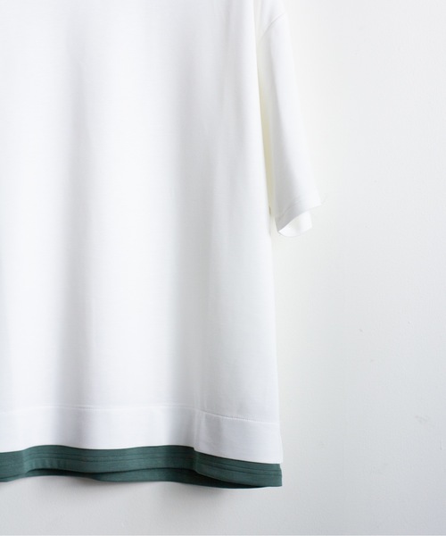 Magine（マージン）の「【SELECT】IR:ダンボールニット フェイクレイヤードTEE（Tシャツ/カットソー・メンズ・ベージュ/ホワイト/サックスブルー/ブラック・L/M）」の22枚目の写真