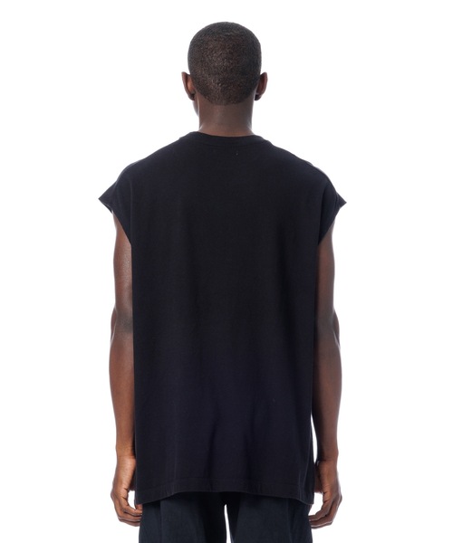 Sandinista(サンディニスタ)の「Vintage 88/12 W Pocket Sleeveless Tee / ヴィンテージダブルポケットスリーブスレTシャツ(Tシャツ/カットソー・メンズ・チャコール/マスタード/ナチュラル/ブラック・MEDIUM/SMALL/LARGE)」の12枚目の写真
