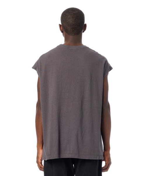Sandinista(サンディニスタ)の「Vintage 88/12 W Pocket Sleeveless Tee / ヴィンテージダブルポケットスリーブスレTシャツ(Tシャツ/カットソー・メンズ・チャコール/マスタード/ナチュラル/ブラック・MEDIUM/SMALL/LARGE)」の16枚目の写真