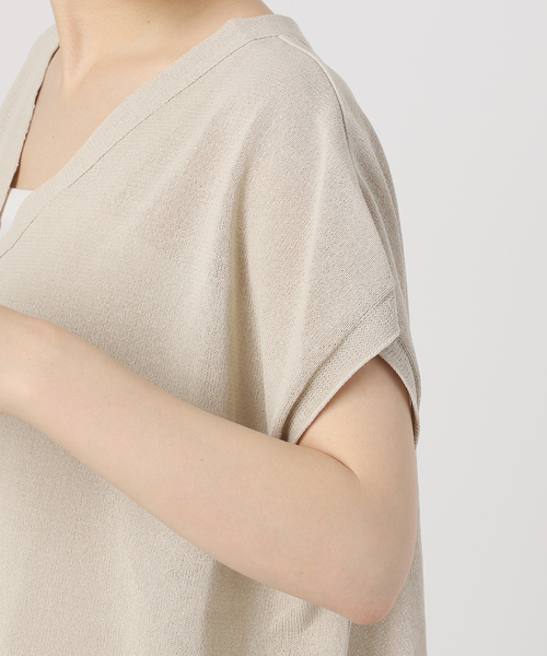 IENA - 新品　VERMEIL par iena C/R 2way カーディガングレージュ COTTON SHEER LONG カーディガン（カーディガン）｜VERMEIL par