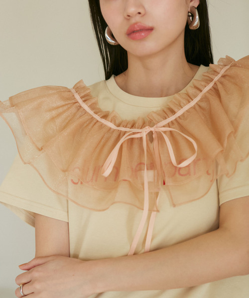 VIS（ビス）の「メタルボリュームフープピアス（ピアス（両耳用）・レディース・シルバー/ゴールド・FREE）」の10枚目の写真