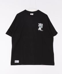 VISION STREET WEAR/ヴィジョンストリートウエア スケーター ゴースト 恐竜 ハート ワンポイントロゴ リンガー バックプリント オーバーサイズ半袖Tシャツ