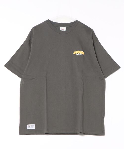 VISION STREET WEAR(ヴィジョンストリートウェア)の「VISION STREET WEAR/ヴィジョンストリートウエア スケーター ゴースト 恐竜 ハート ワンポイントロゴ リンガー バックプリント オーバーサイズ半袖Tシャツ(Tシャツ/カットソー・メンズ・ホワイト系その他/ホワイト系その他2/グレー系その他3/ブラック系その他/ピンク系その他2/ホワイト系その他3/ブラック系その他2・MEDIUM/LARGE/X-LARGE)」の6枚目の写真