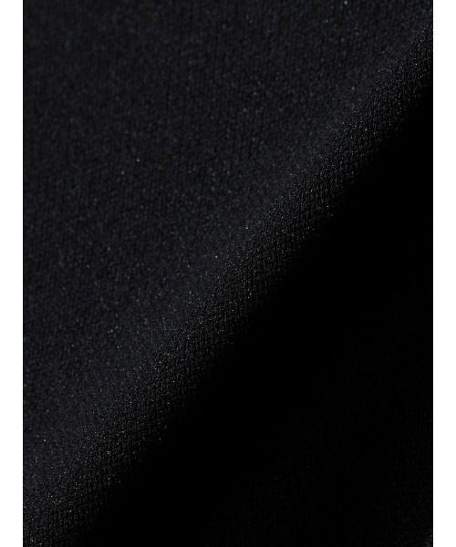 Perfect Suit FActory(パーフェクトスーツファクトリー)の「麻調メッシュ ペプラムブラウス カーキ/ブラック(シャツ/ブラウス・レディース・ブラック/カーキ・SS/M/S/L)」の3枚目の写真