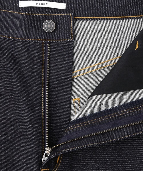 MECRE（メクル）の「ファスナーデザインオーガニックデニム（デニムパンツ・レディース・インディゴブルー/ブラック・S/M）」の10枚目の写真