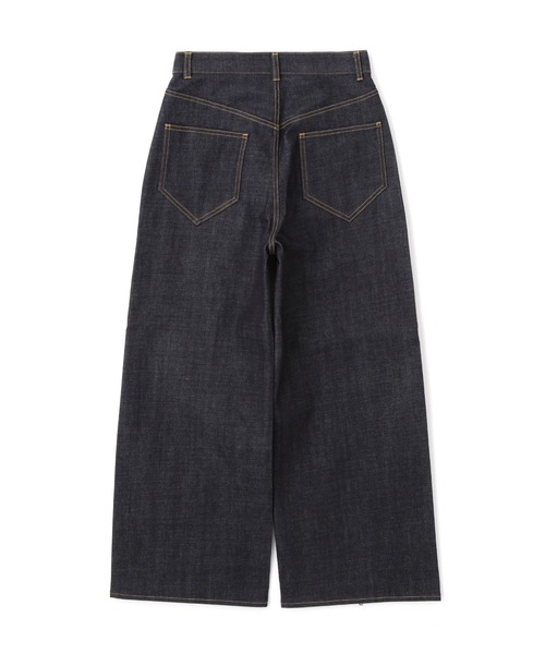 MECRE（メクル）の「ファスナーデザインオーガニックデニム（デニムパンツ・レディース・インディゴブルー/ブラック・S/M）」の7枚目の写真