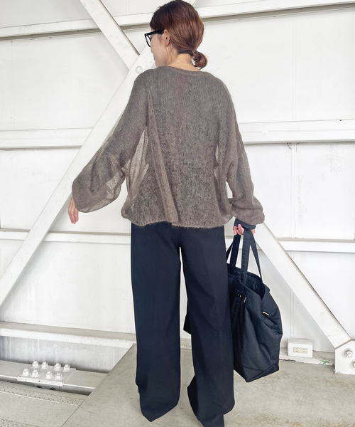 「Spick & Span」 長袖カットソー FREE チャコールグレー レディース Spick & Span（スピックアンドスパン）の「ロングスリーブT