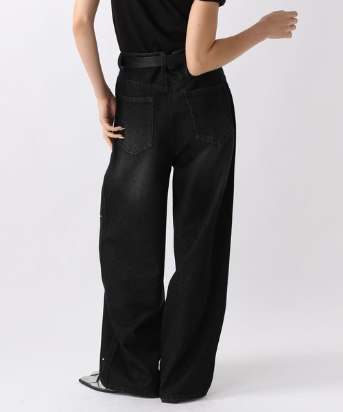 FOREVER 21(フォーエバー トゥエンティーワン)の「【2024SS】ビジューワイドデニム(デニムパンツ・レディース・ブラック/ブルー・SMALL/MEDIUM)」の18枚目の写真