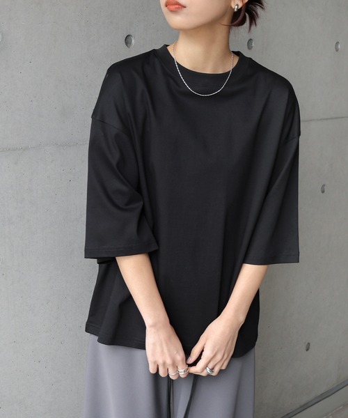 セール】シルケットオーバーサイズTシャツ(Tシャツ/カットソー セール】シルケットオーバーサイズTシャツ(Tシャツ/カットソー