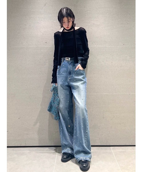 FRAY I.D（フレイアイディー）の「ガラスレザーローファー（ローファー・レディース・ブラック・36）」の9枚目の写真