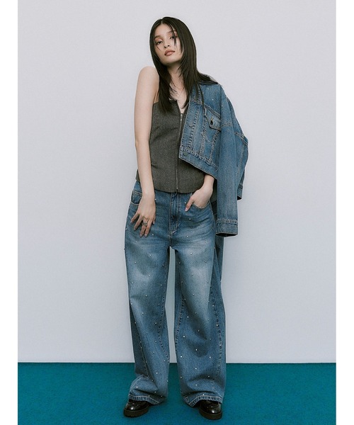 FRAY I.D（フレイアイディー）の「ガラスレザーローファー（ローファー・レディース・ブラック・36）」の2枚目の写真