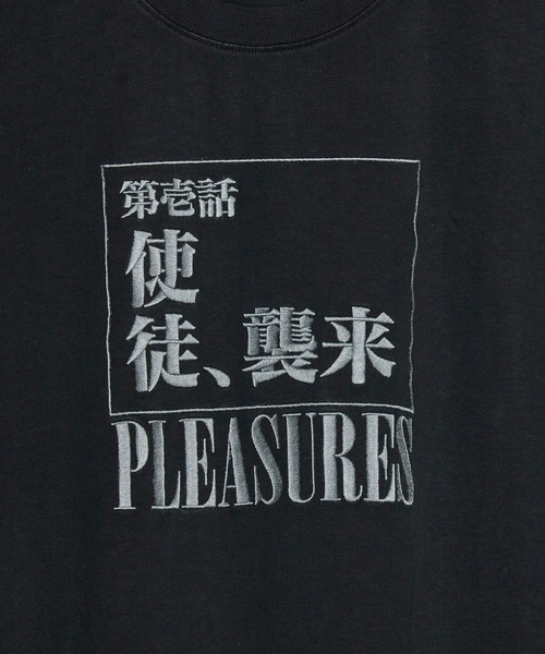 PLEASURES EVANGELION Tシャツ エヴァンゲリオン アニメ PLEASURES（プレジャー）の「PLEASURES/プレジャーズ×EVANGELION