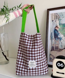TONE SELECT GOODS | 【urge select】ギンガムチェック ワンハンドショルダーバッグ【A4サイズ収納可能】(ショルダーバッグ)