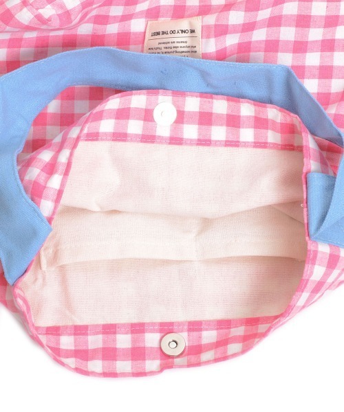 TONE SELECT GOODS(トーンセレクトグッズ)の「【urge select】ギンガムチェック ワンハンドショルダーバッグ【A4サイズ収納可能】(ショルダーバッグ・レディース・ブラウン/ブルー/ピンク/ネイビー・FREE)」の19枚目の写真